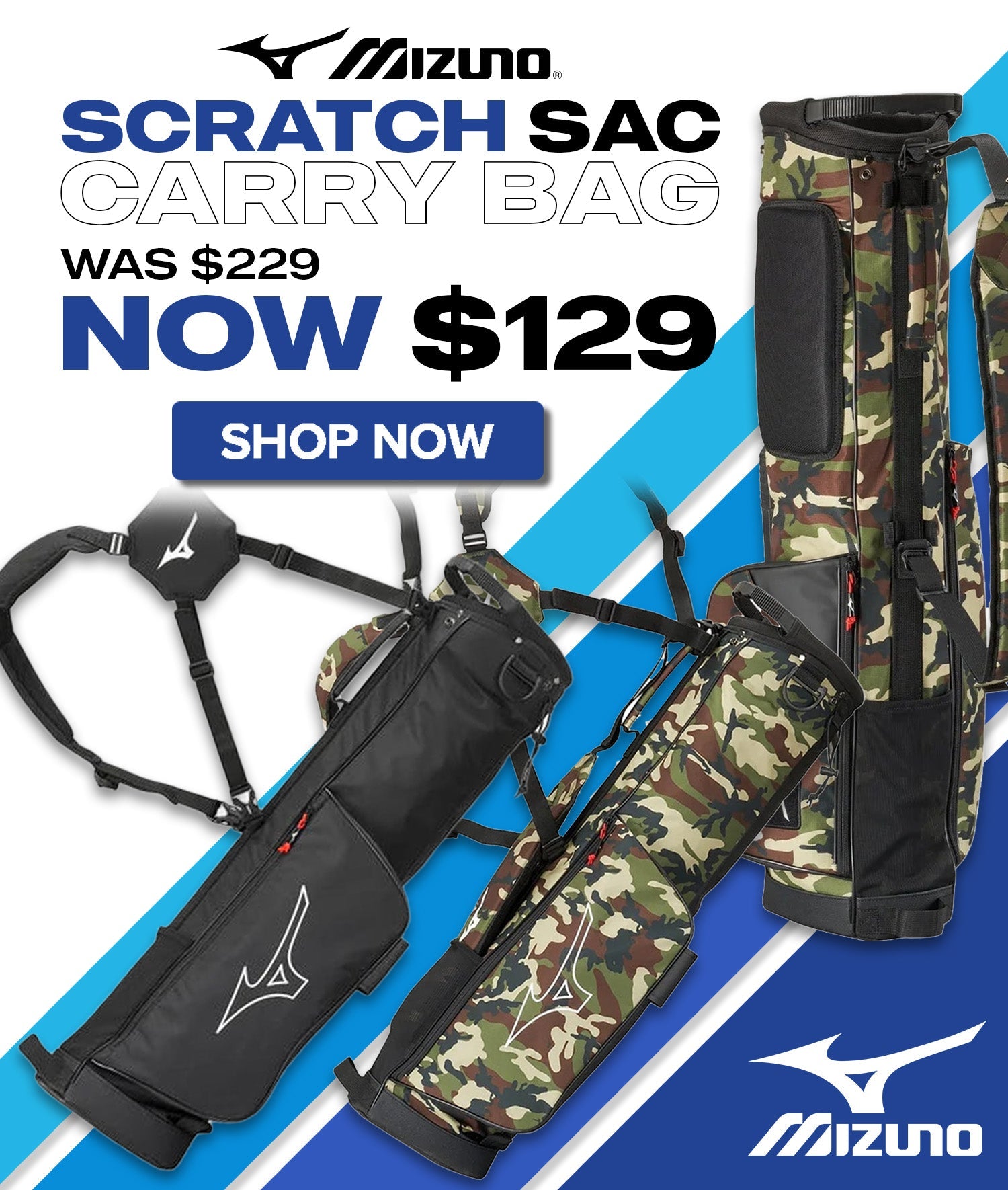 Deals on Callaway Ai Smoke and Mizuno Scratch Sac Sunday Bags + More