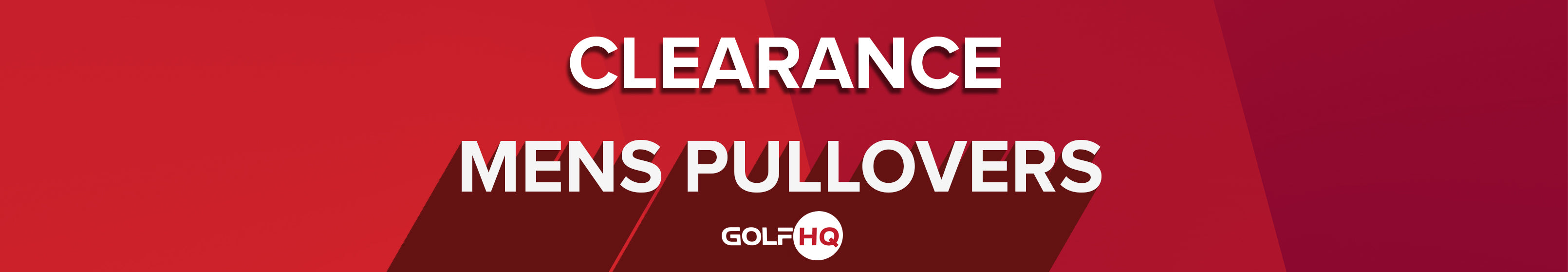 Men`s Clearance Golf Pullovers Collection