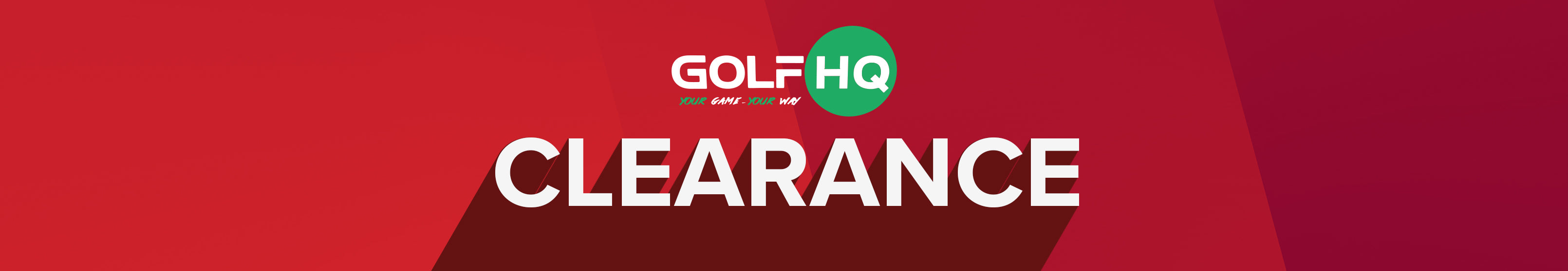 Clearance golf gear