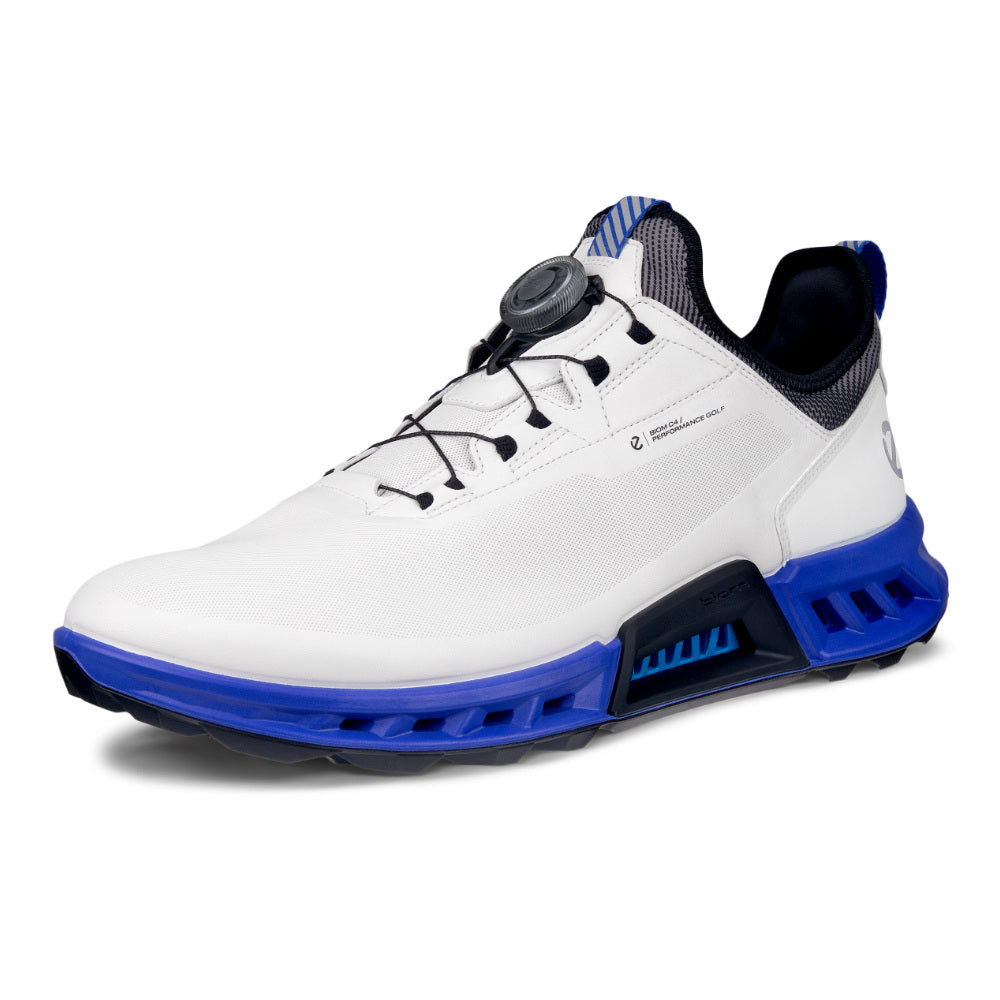 2025 Mens Ecco Biom C4 BOA Golf Shoes - White/Virtual