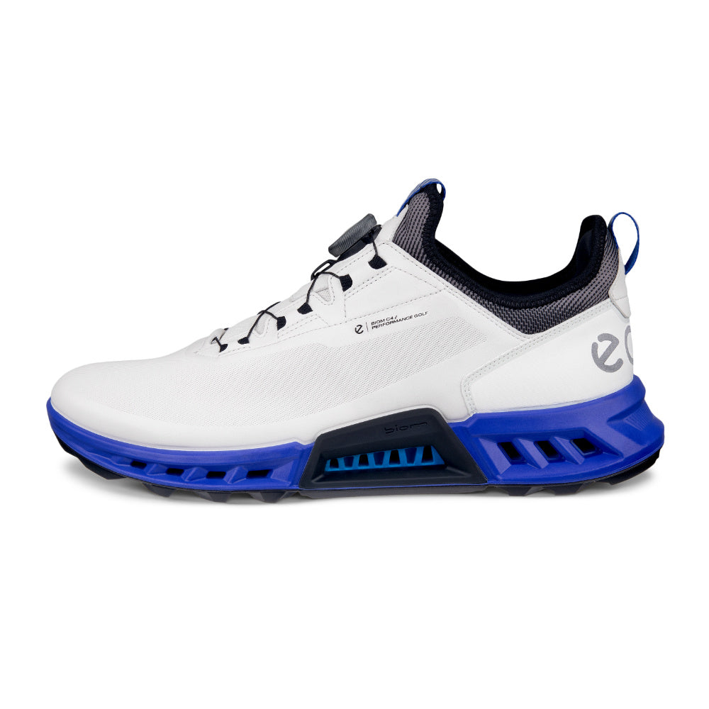 2025 Mens Ecco Biom C4 BOA Golf Shoes - White/Virtual