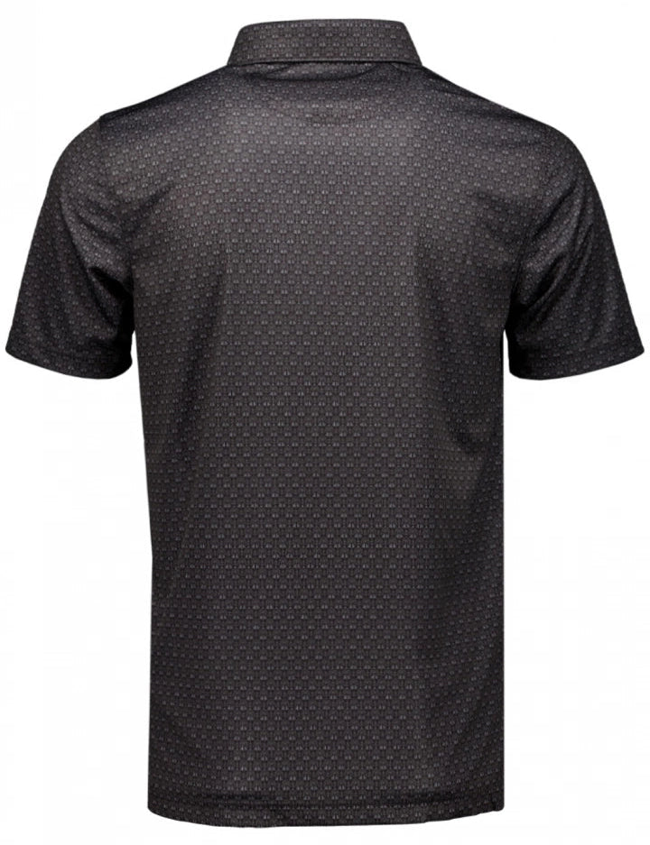 Puma Rose Golf Polo - Black/Grey