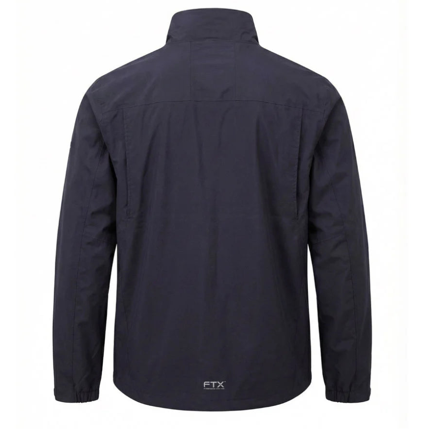 black waterproof golf jacket