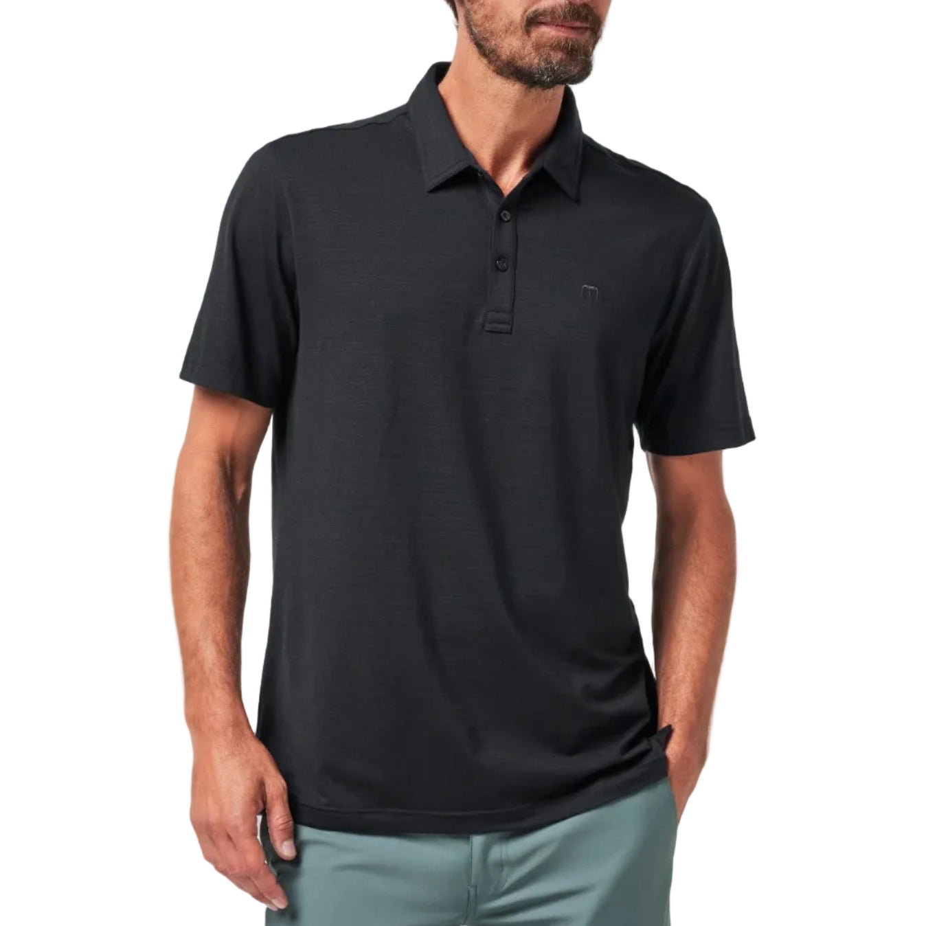 TravisMathew The Heater Polo - Black
