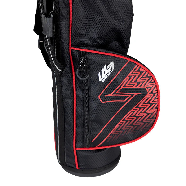 kids 3 club stand set in black/red colour