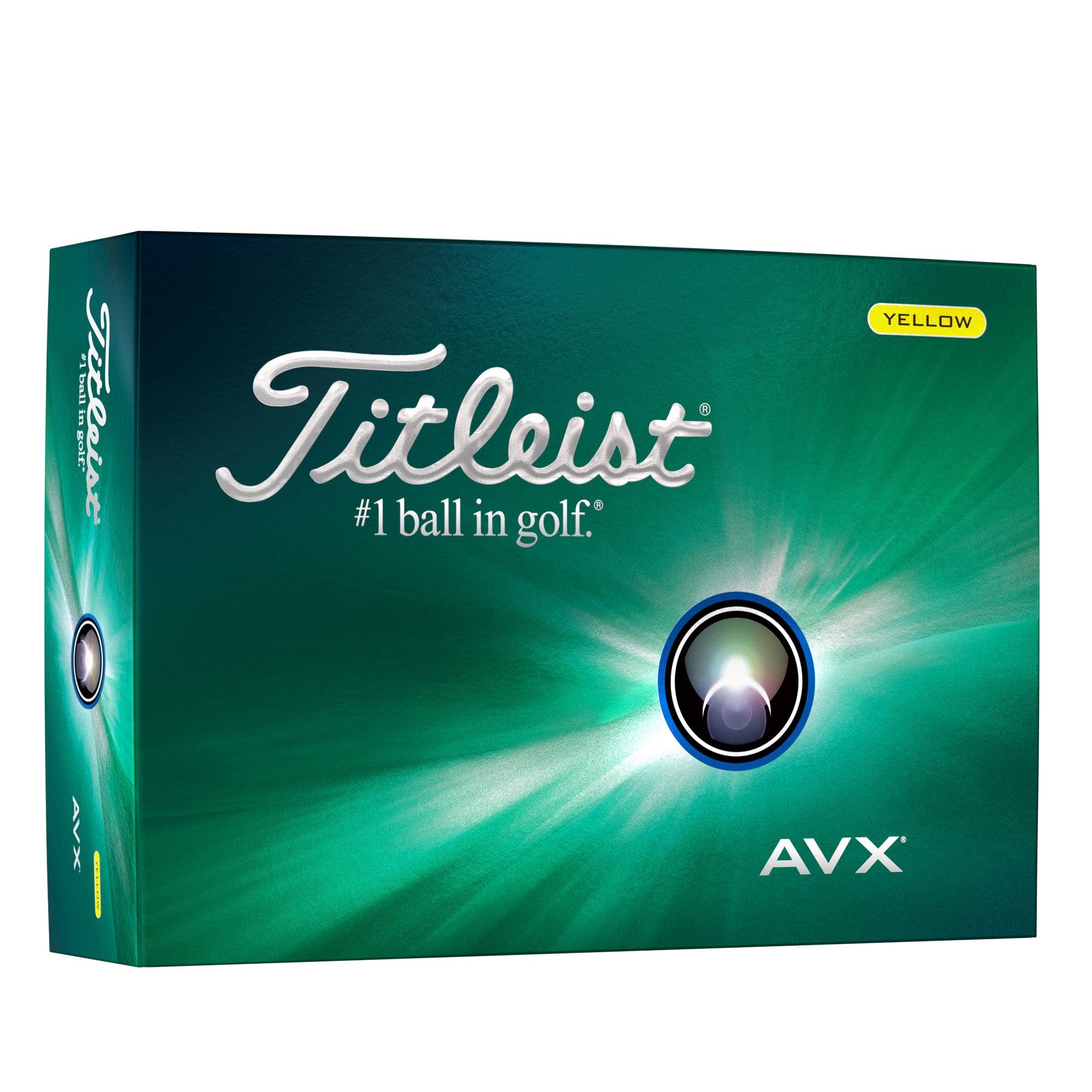 Titleist AVX '24 Yellow Golf Balls - Dozen