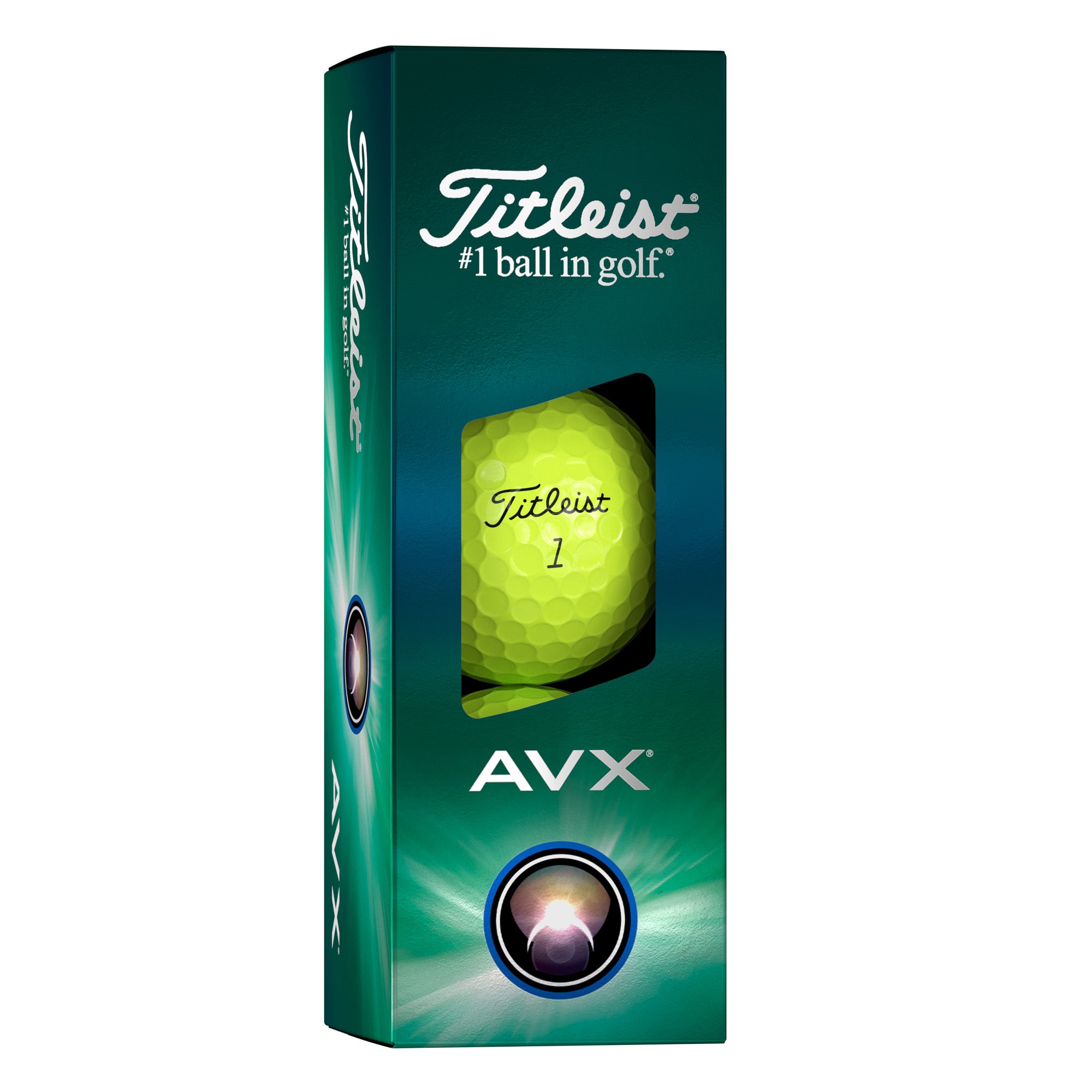 Titleist AVX '24 Yellow Golf Balls - Sleeve