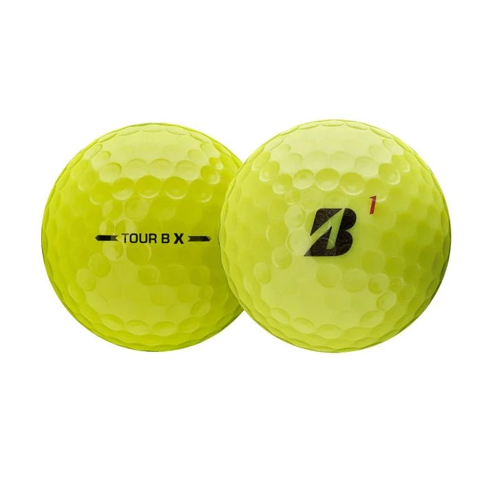Bridgestone 26' Tour B X Yellow Golf Balls - Sleeve