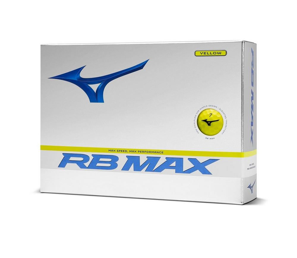 Mizuno RB Max Yellow Golf Balls - Dozen