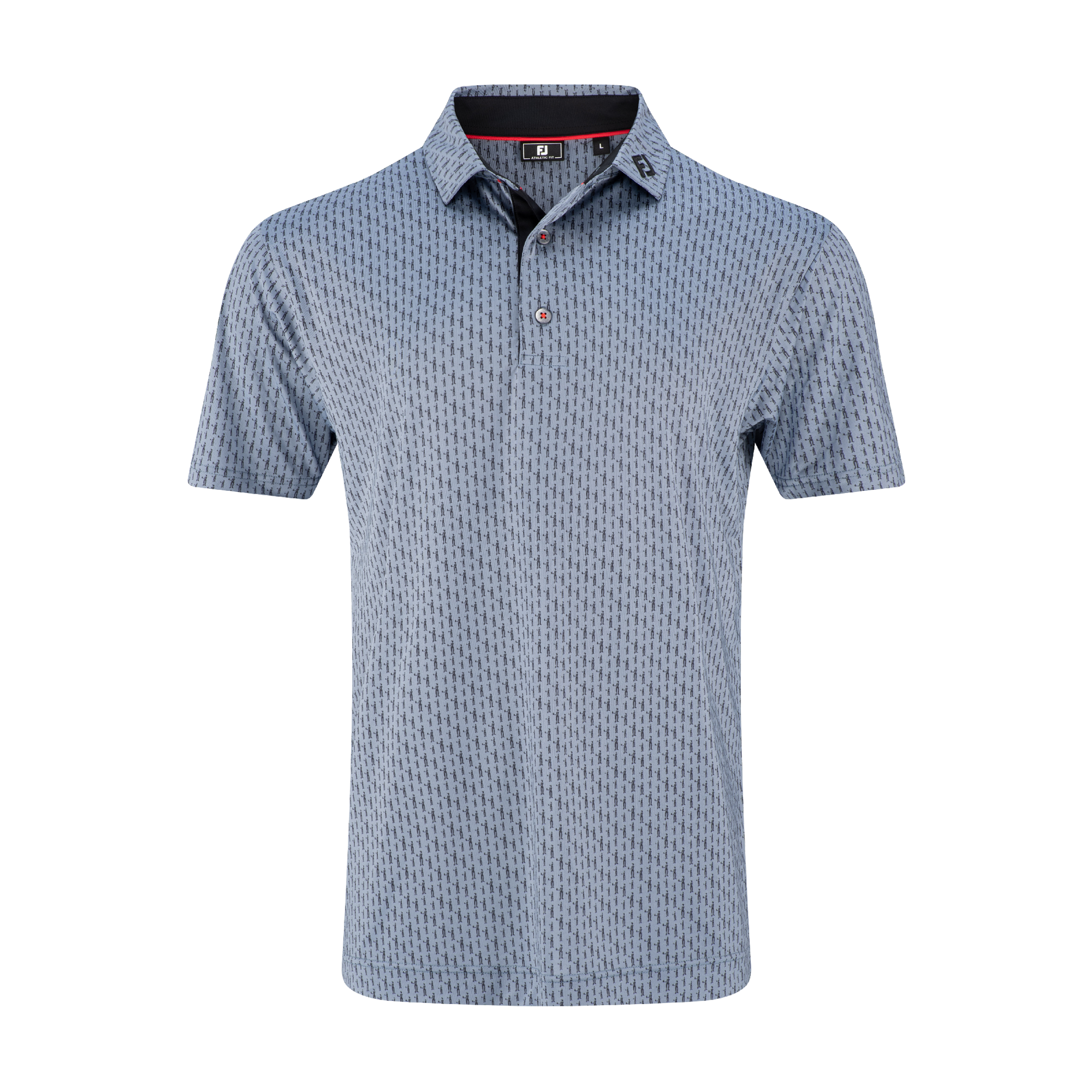 FootJoy Figure Print Lisle Golf Polo