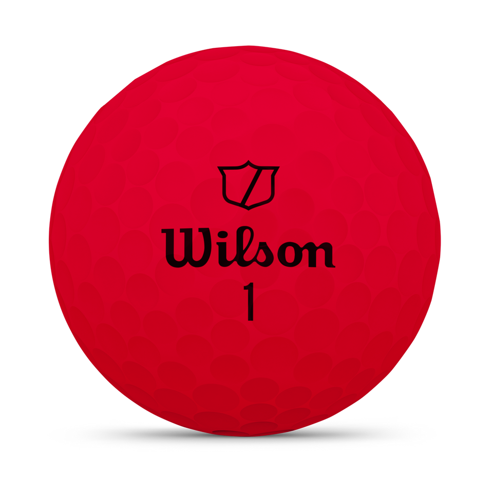 Wilson Duo Soft 2025 Red Golf Balls - Dozen