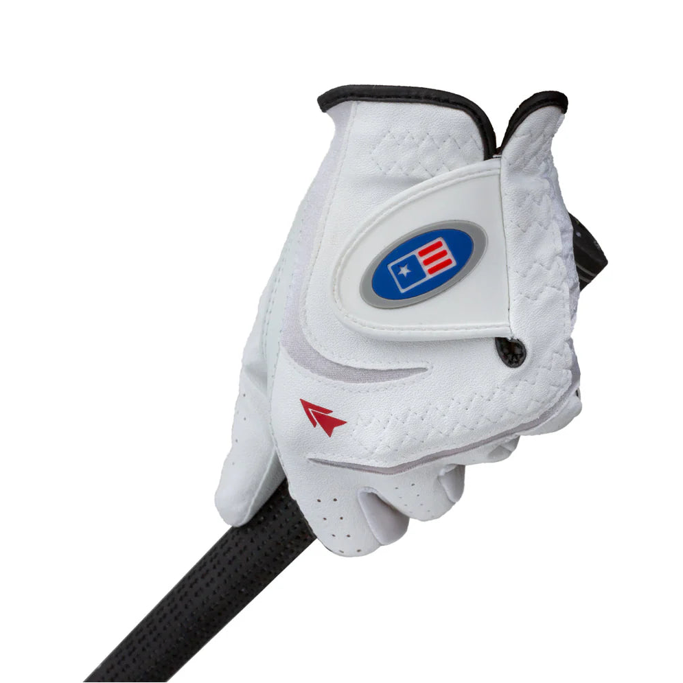 kids golf glove in colour white right hand