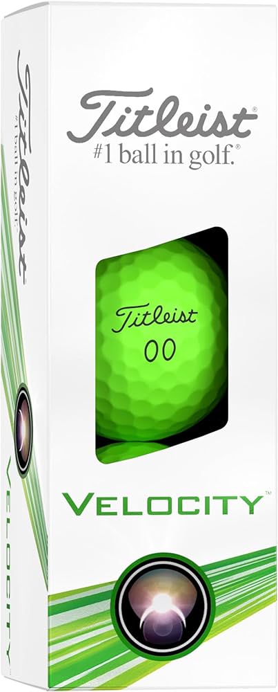 Titleist Velocity '24 Matte Green Golf Balls - Sleeve