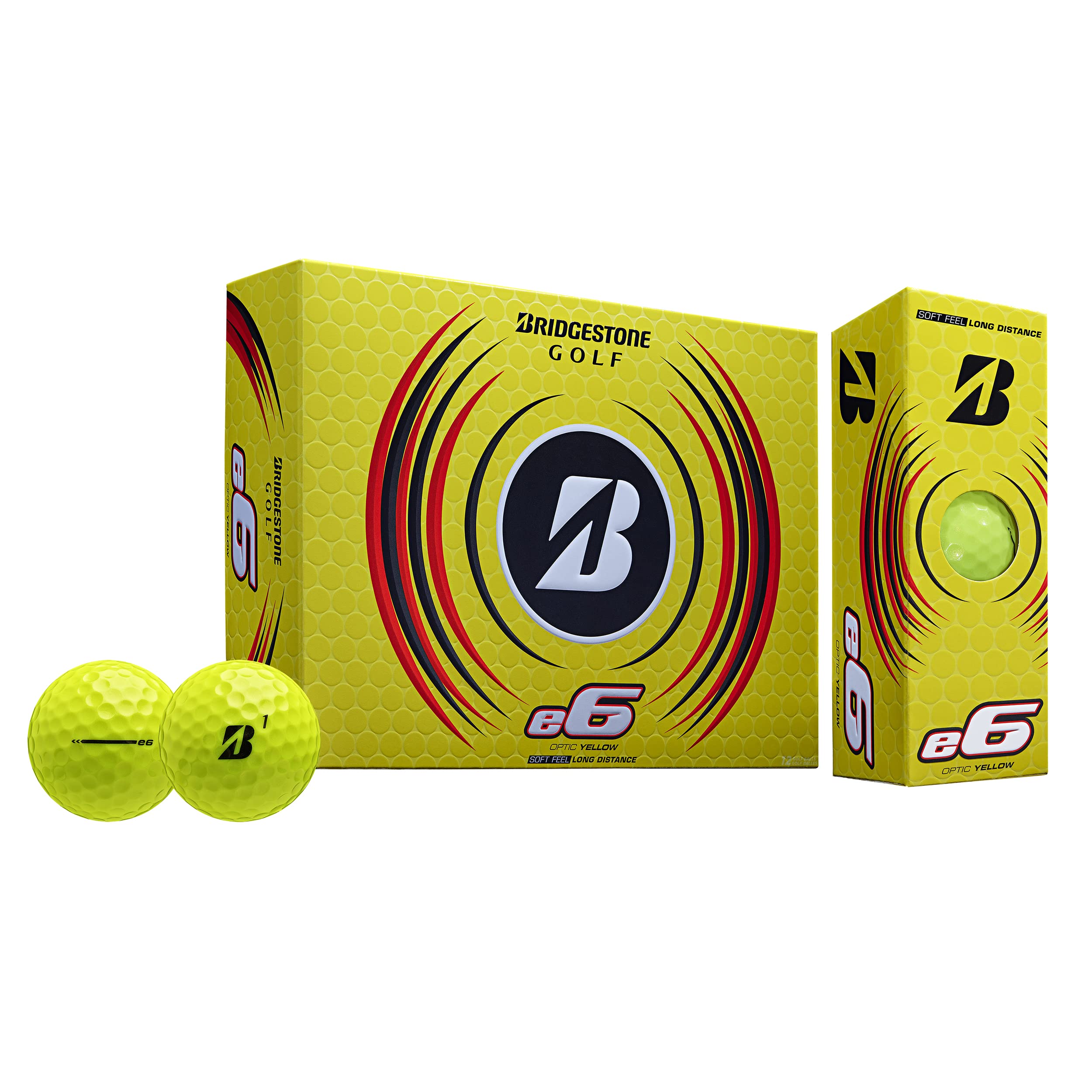 Bridgestone e6 Yellow Golf Balls - Sleeve