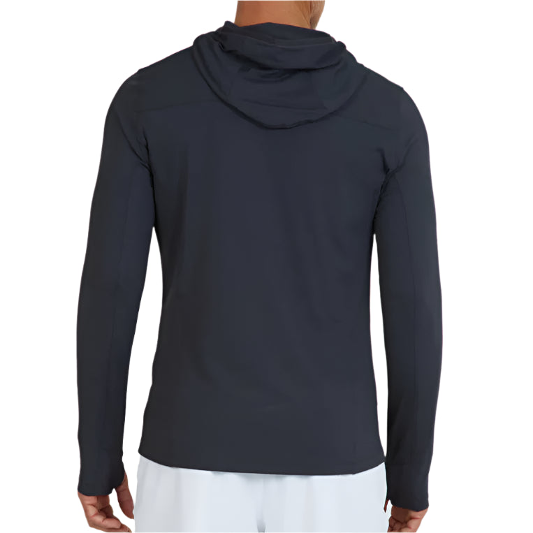 IBKUL-Mens-Solid-Long-Sleeve-Hoody-Charcoal-1
