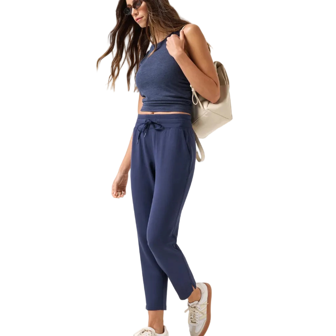 TravisMathew Ladies Skyloft Soft Ankle Pant - Navy Blazer