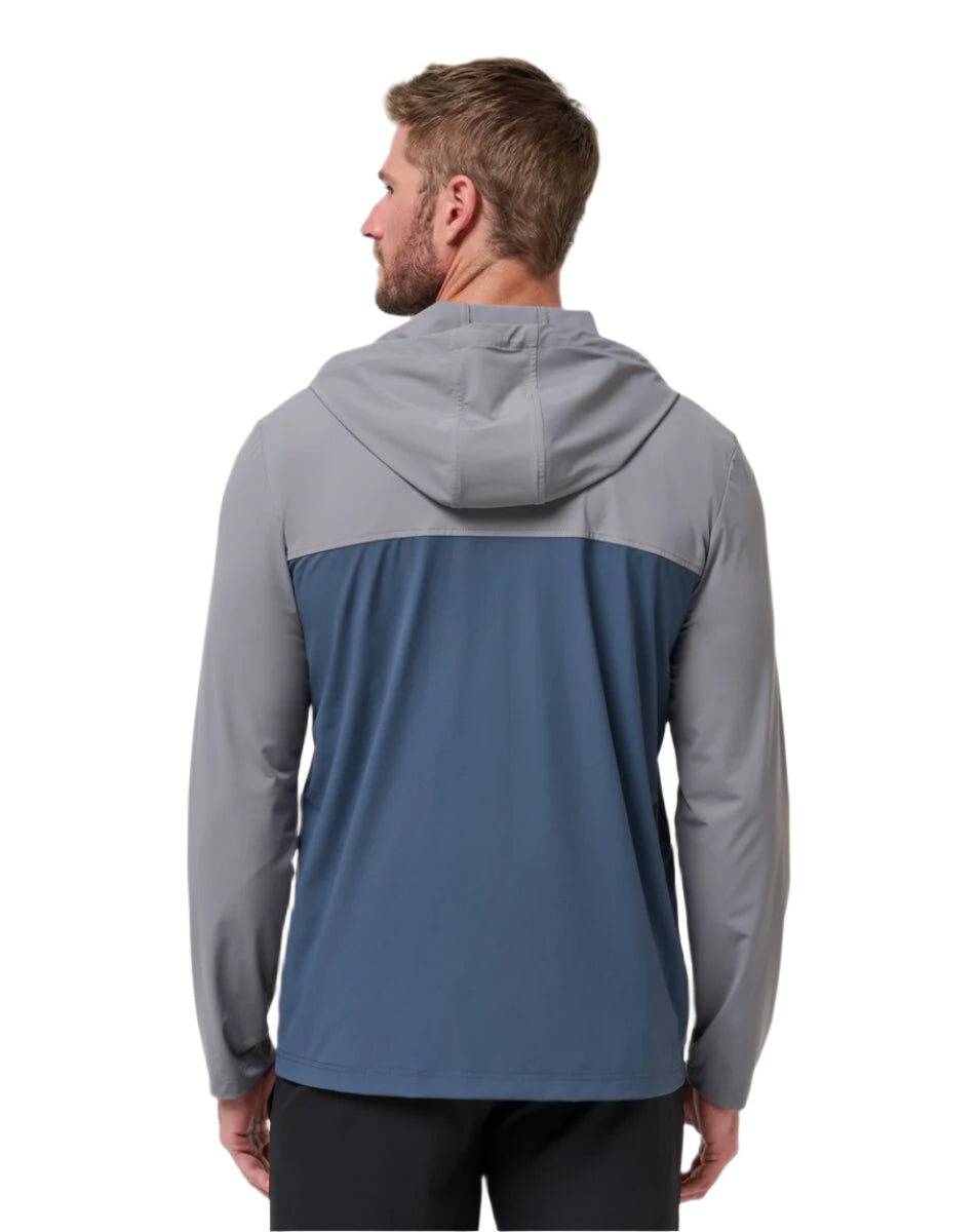 TravisMathew Rail Transport Golf Hoodie - Quiet Shade