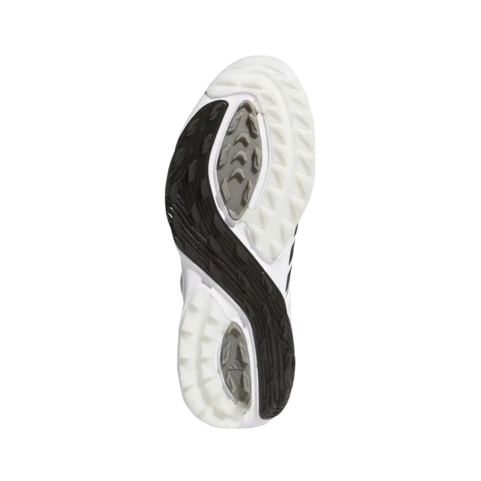 adidas golf shoes in white with black stripes