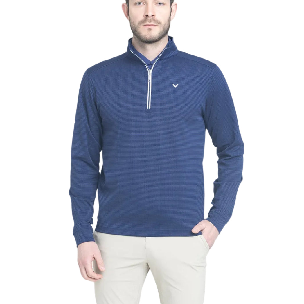 Callaway Lonsdale Quarter Zip Pullover - Medieval Blue