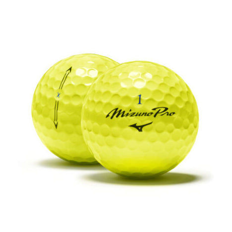 Mizuno Pro X Yellow Golf Balls - Dozen