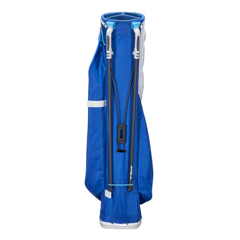 mizuno staff golf stand bag in blue and white colour