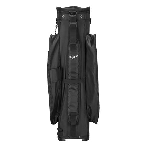 mizuno golf cart bag in black and white
