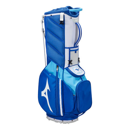 mizuno staff stand bag in blue/white