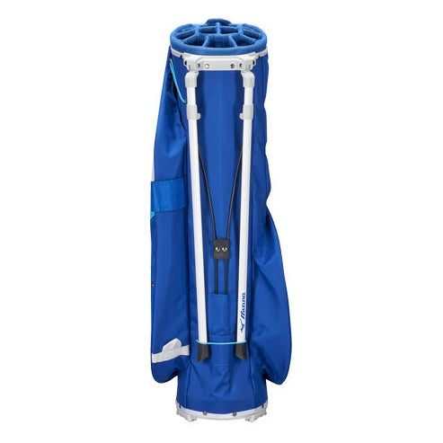 mizuno staff stand bag in blue/white