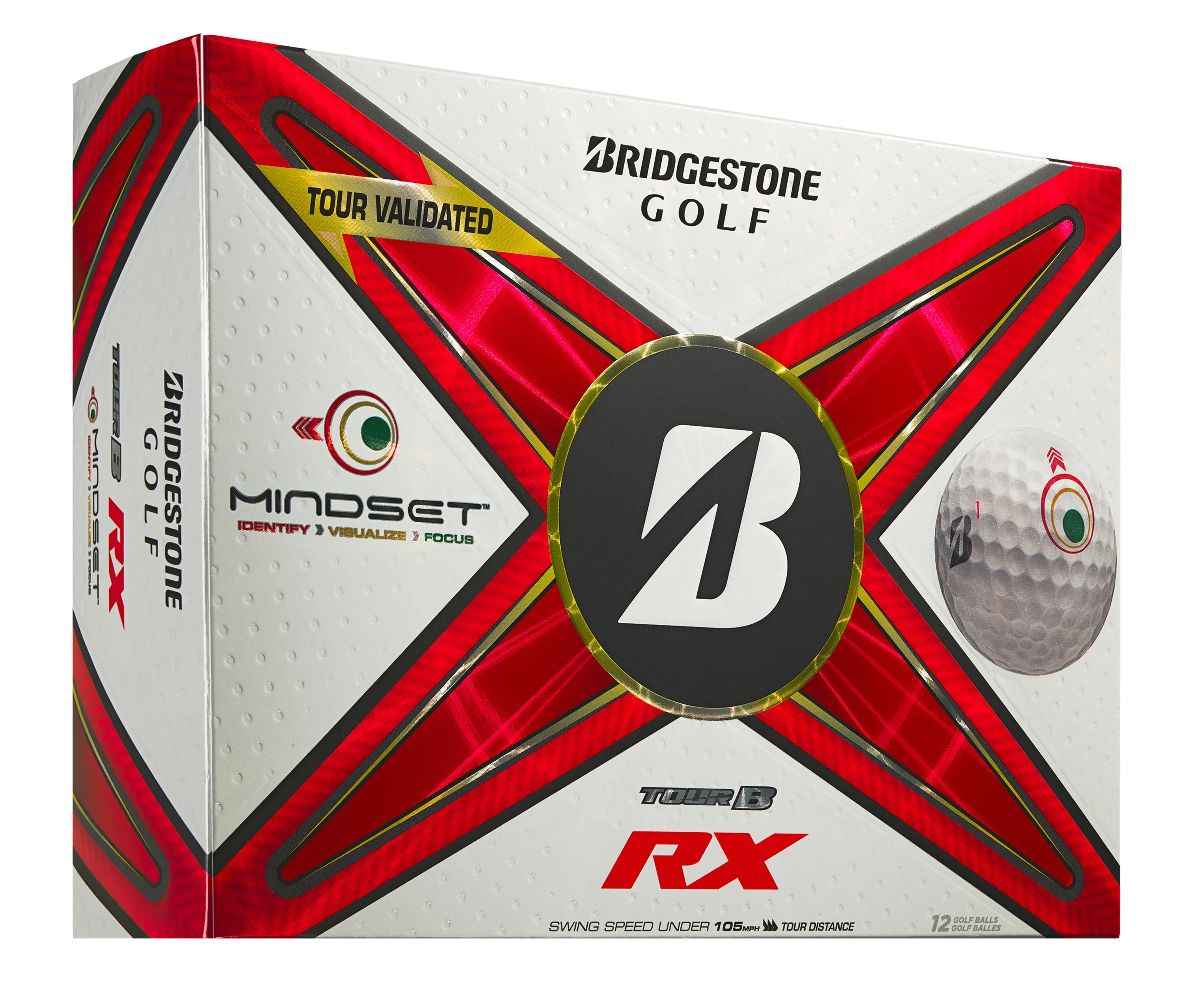 Bridgestone Tour B RX MindSet '24 Golf Balls - Dozen