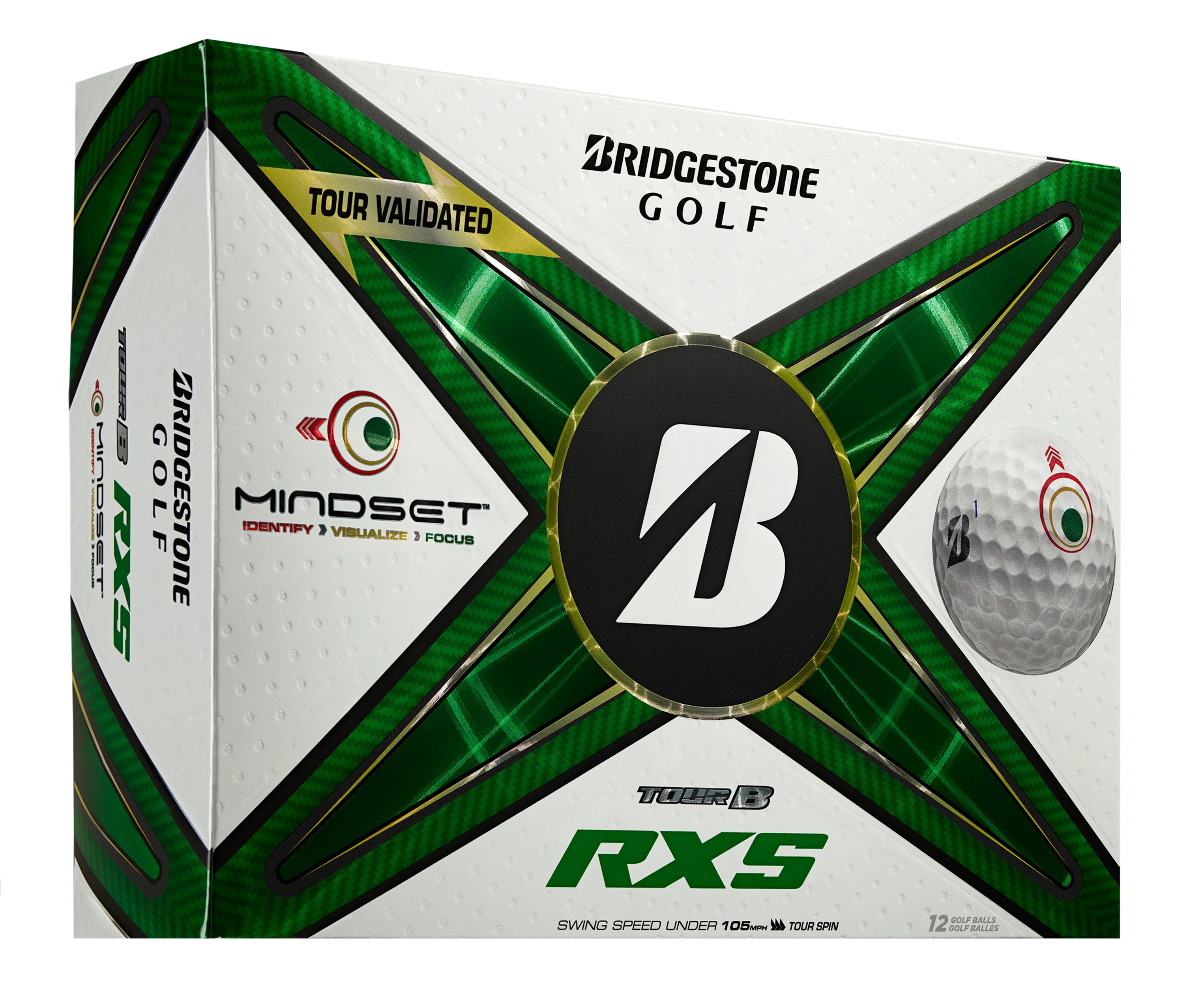 Bridgestone Tour B RXS MindSet '24 Golf Balls - Dozen