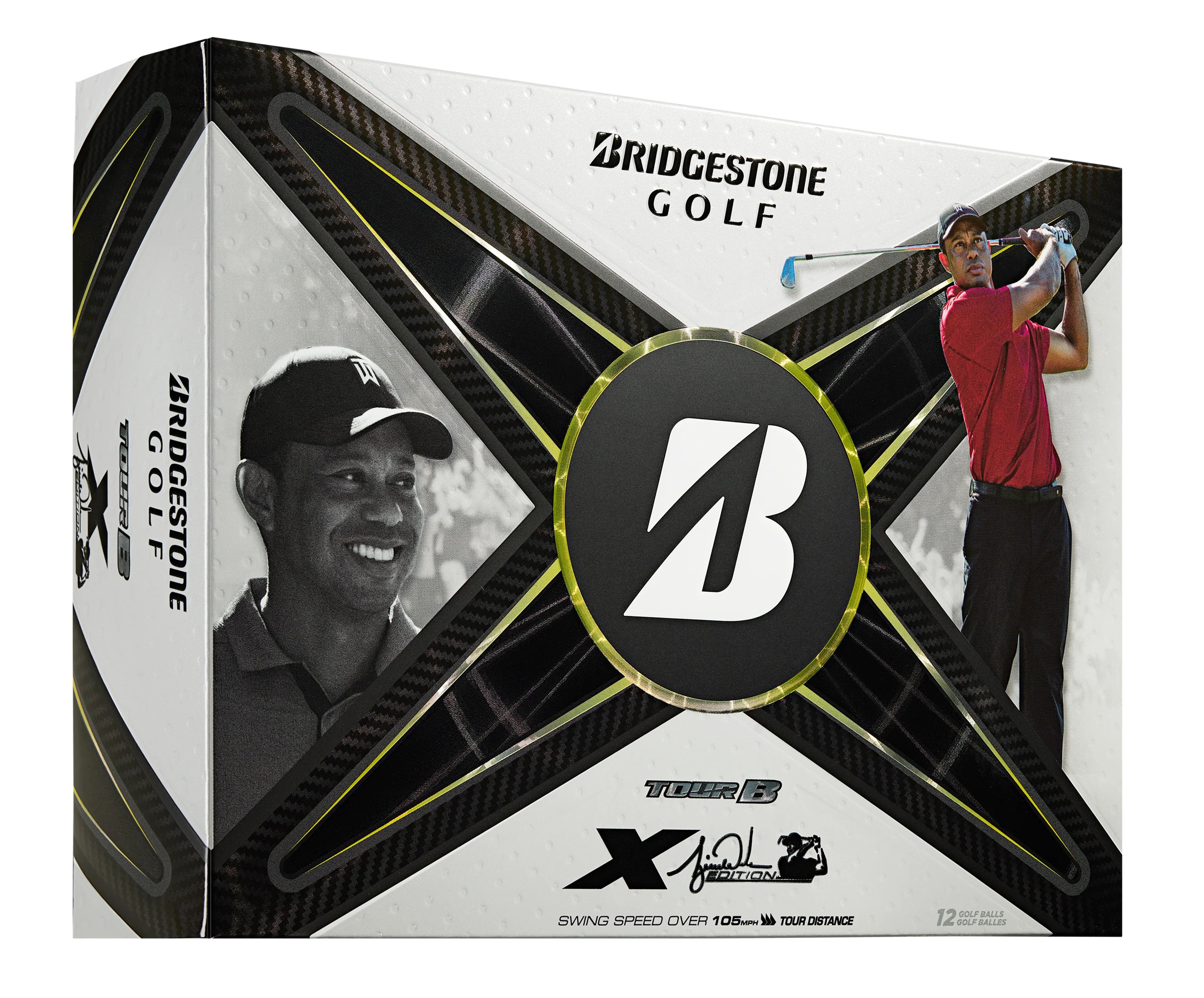 Bridgestone Tour B X Tiger Woods '24 Golf Balls - Dozen