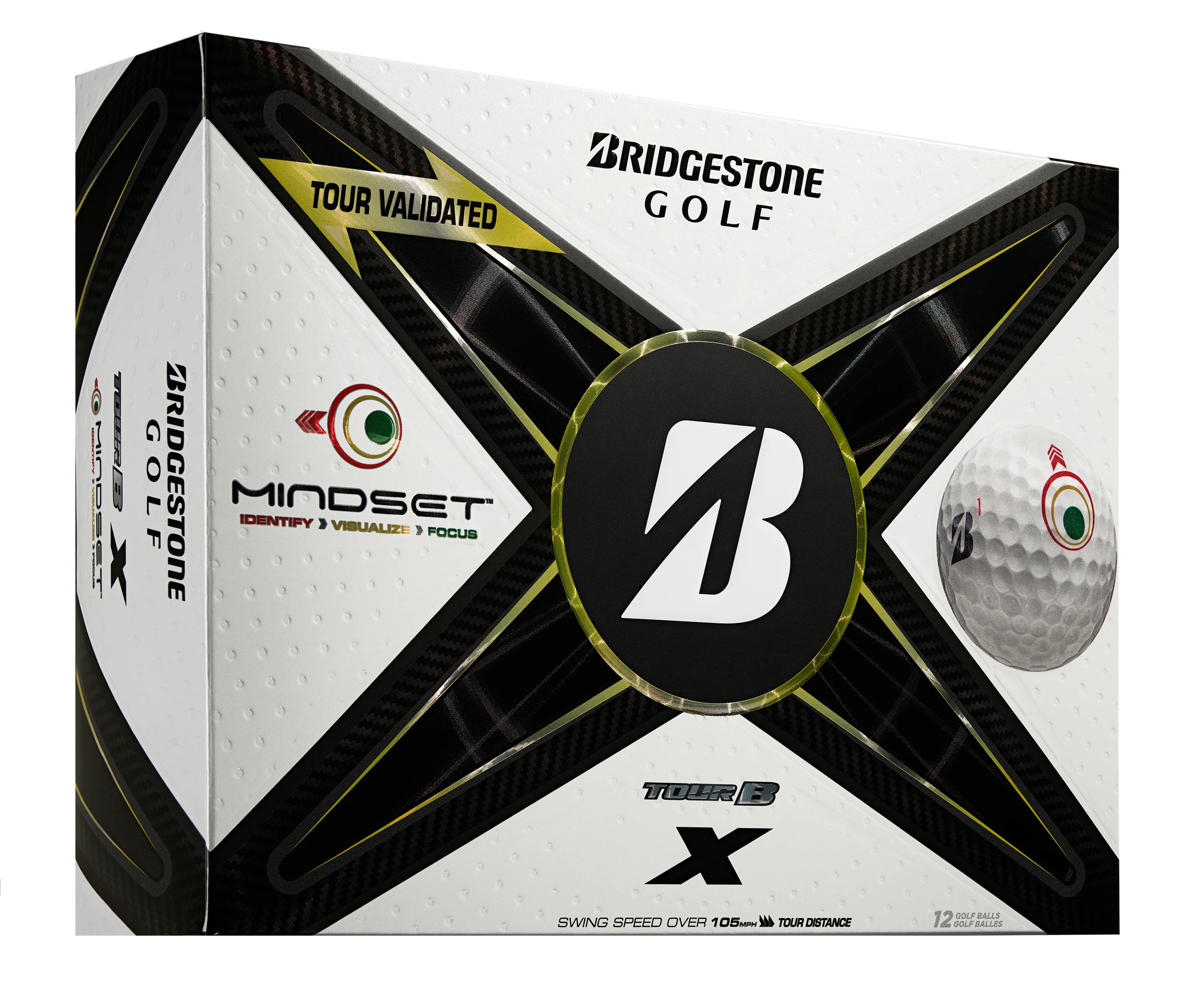 Bridgestone Tour B X Mindset '24 Golf Balls - Dozen