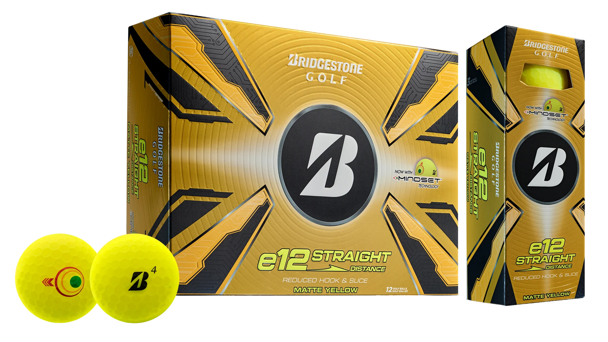 Bridgestone-e12-Straight-Matte-Yellow