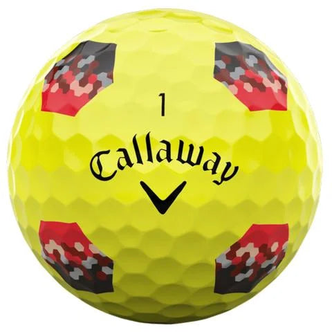 Callaway Chrome Soft Trutrack Yellow Golf Balls - Dozen