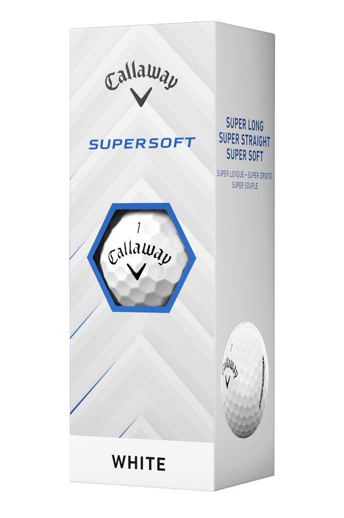 Callaway 2025 Supersoft Golf Balls - White Sleeve
