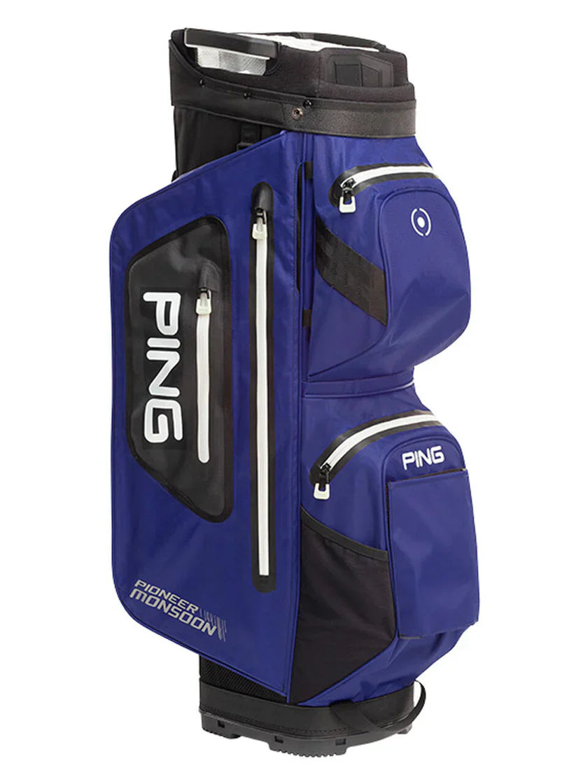 Ping Pioneer Monsoon Cart Bag- Cobalt Blue/Black