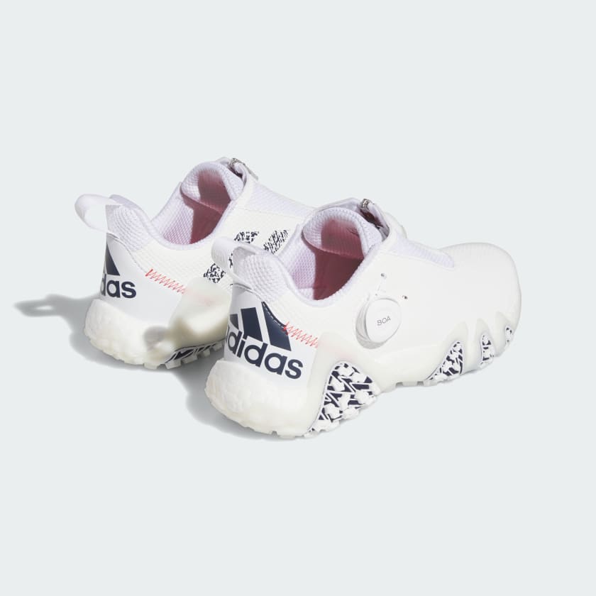 Adidas Womens Codechaos 22 BOA Spikeless Shoes - Cloud White / Collegiate Navy / Bright Red
