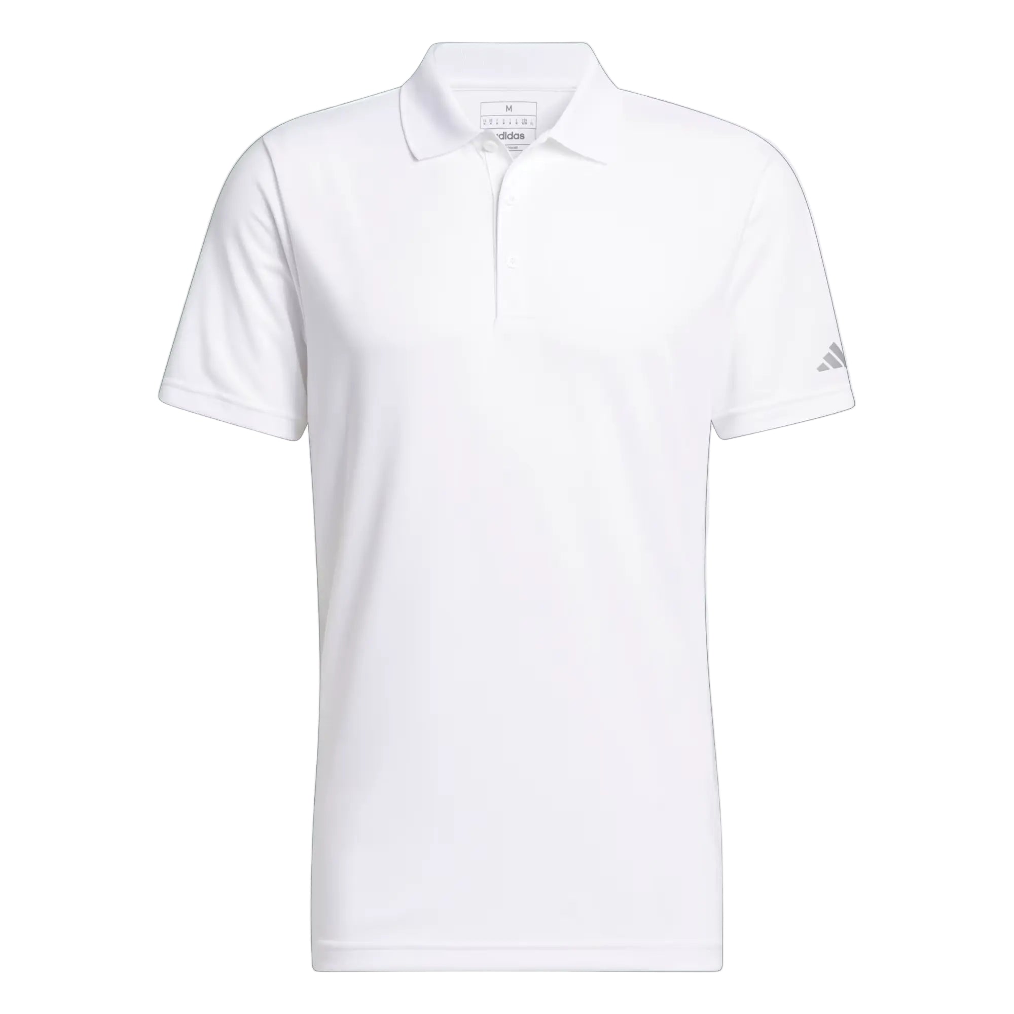 Adidas Mens Primegreen Performance Polo - White