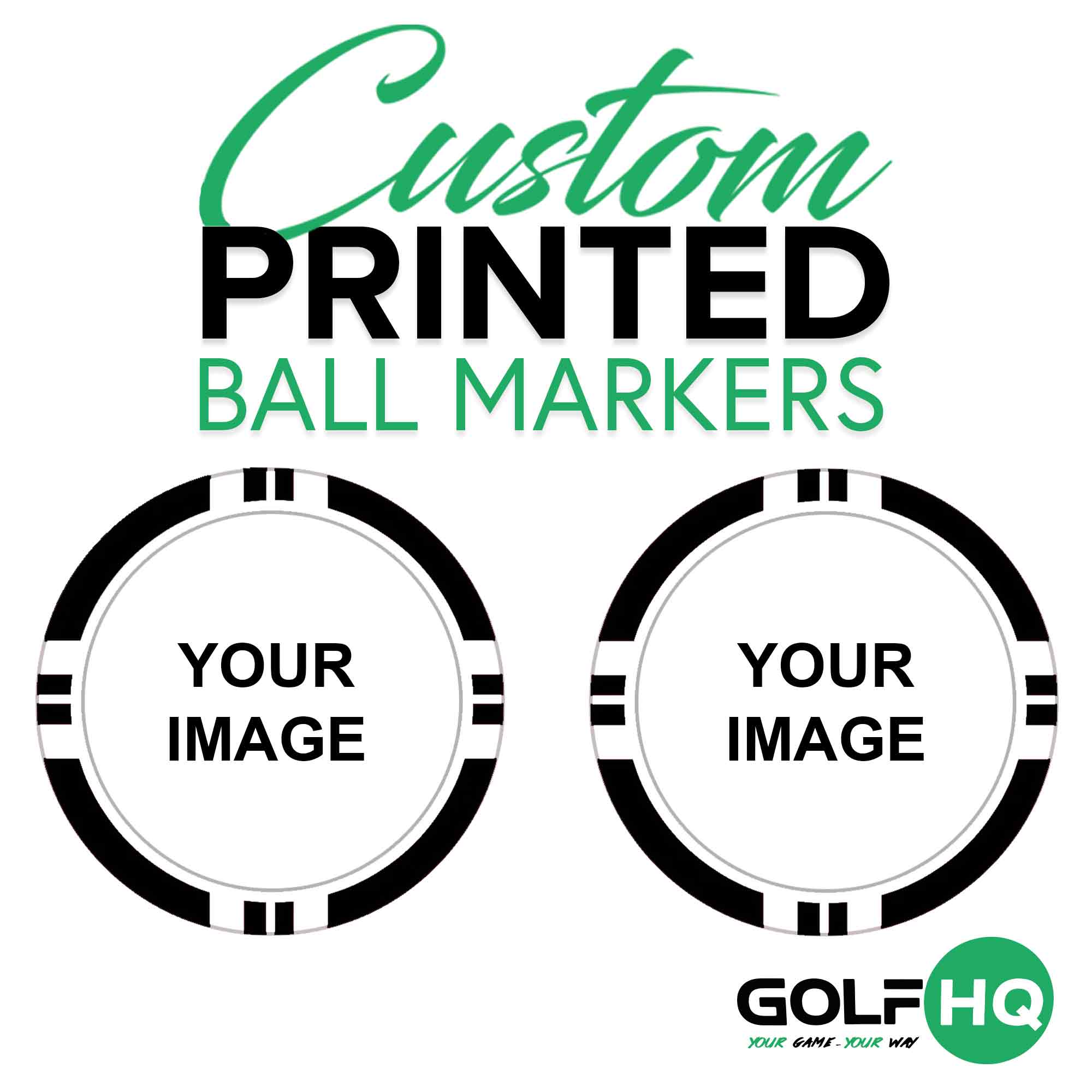 Custom Ball Marker Poker Chip x 10