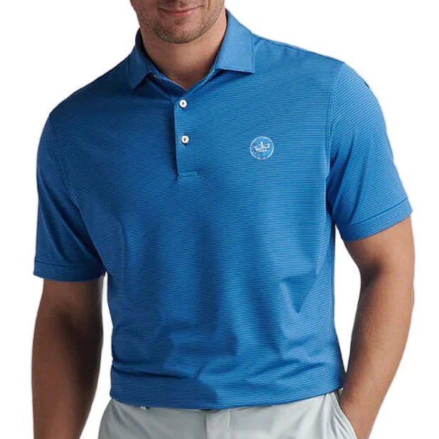 Peter Millar 'Highlands' Performance Polo - Crown Sailor Blue