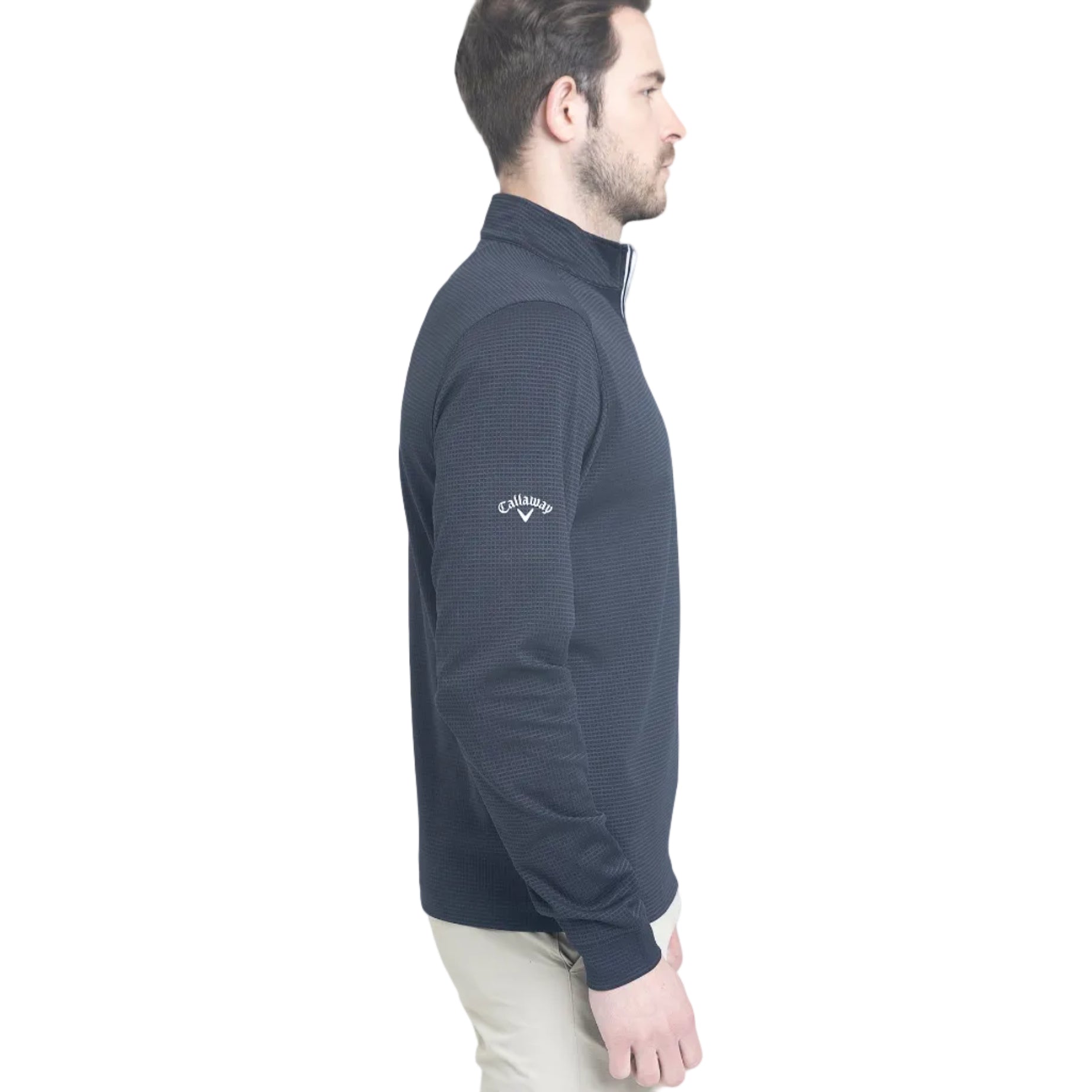 Callaway Lonsdale Quarter Zip Pullover - Black Onyx