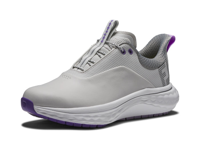 FootJoy Women's Quantum Golf Shoes - Grey/White/Purple