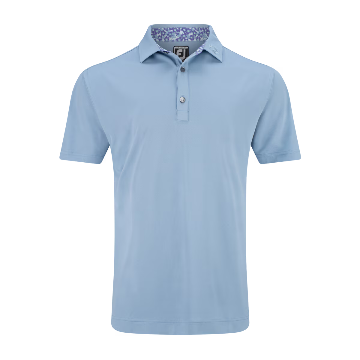 FootJoy Pique Solid Primrose Trim Polo - Mist