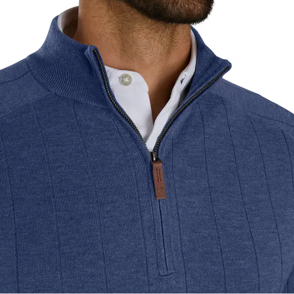 FootJoy Drop Needle Pullover - Navy