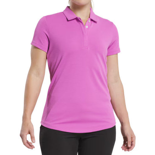 FootJoy Ladies Jacquard Short Sleeve Golf Polo