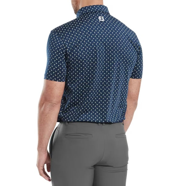 FootJoy Men's Flower Bud Foulard Polo