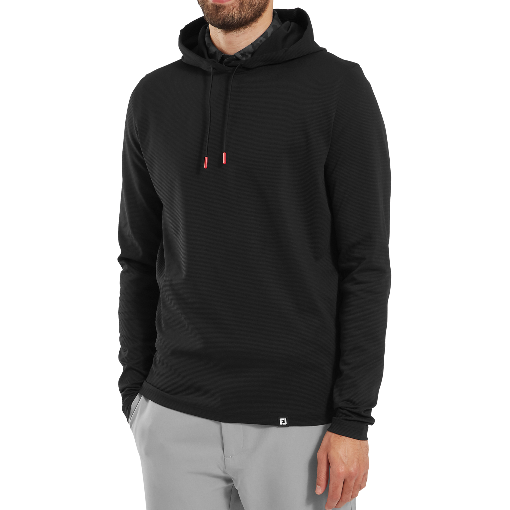 FootJoy Mini Check Jacquard Golf Hoodie
