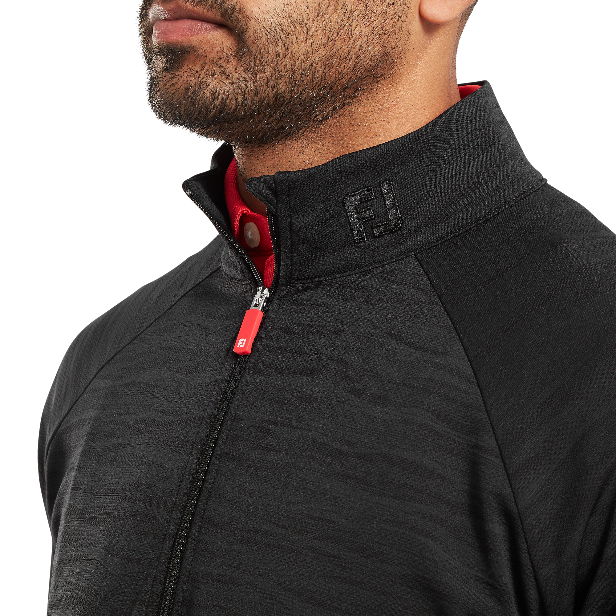 FootJoy Men's Wave Jacquard Chill-Out Pullover