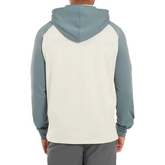 FootJoy ThermoSeries Pullover Hoodie - Stone/Green