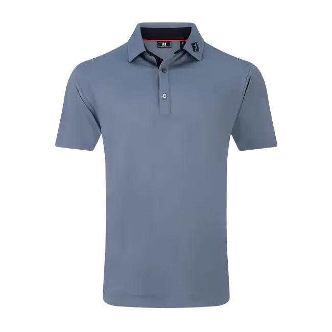 FootJoy Solid Pique Trim Polo - Flint